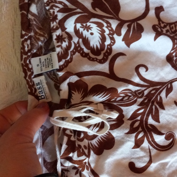 Linen & cotton mid length skirt - Picture 2 of 2